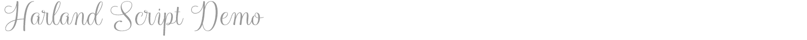Harland font preview